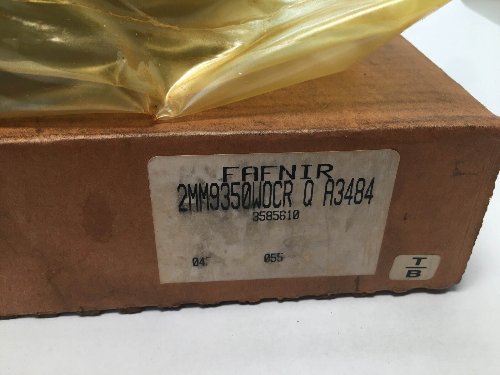 Fafnir 2MM9350WOCR-SUL Angular Bearing 250x340x46 mm 2MM-9350-WO-CR 71950-C USA