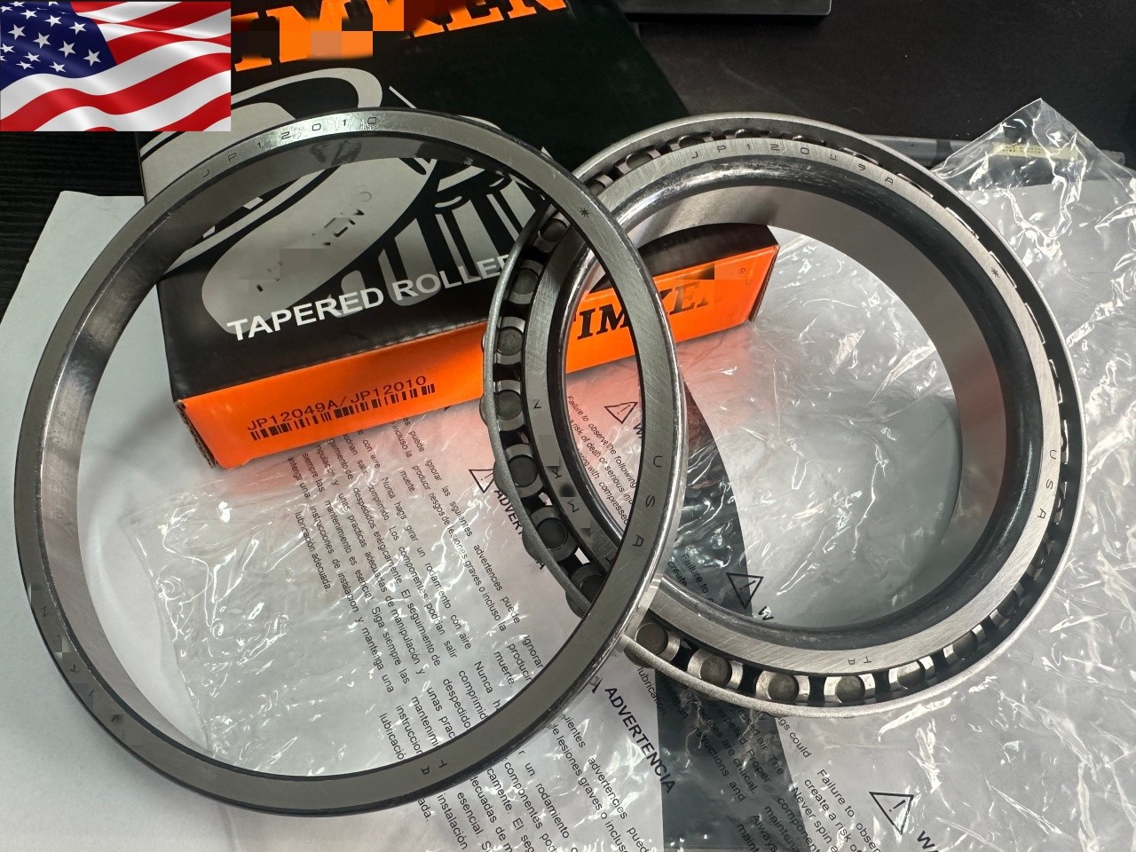 Tapered Roller Bearing Set 120 mm x 170 mm x 25 mm For Timken JP12049A-JP12010