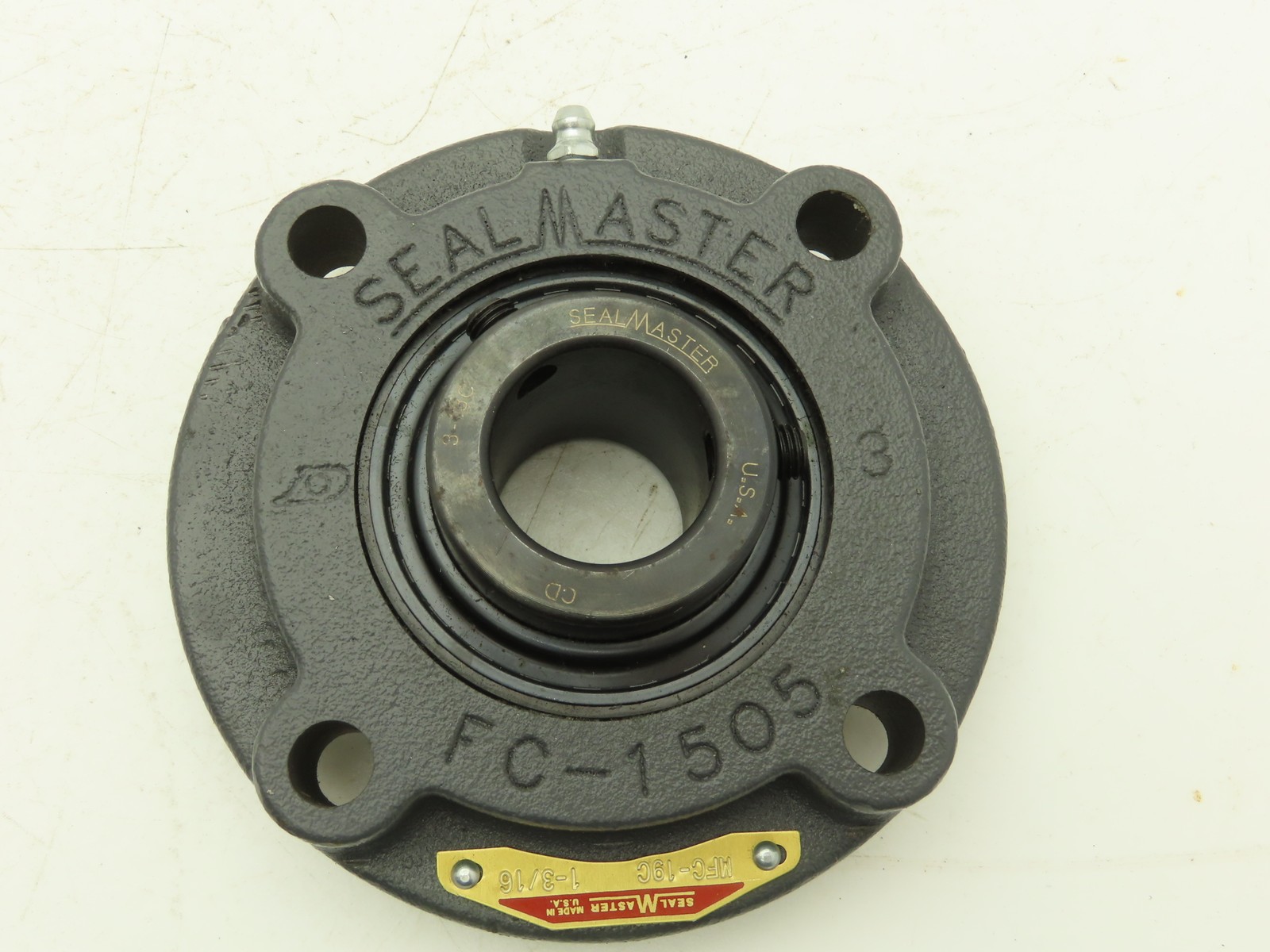 SealMaster MFC-19C Flange Mount Ball Bearing 1 3/16″ Bore Bearing Insert 3-13C