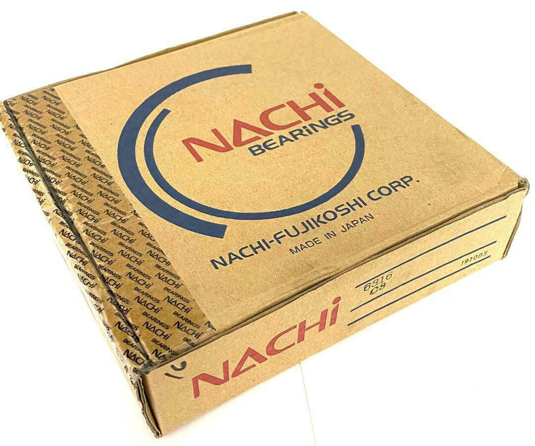 NACHI 6316 Ball Bearing Open NO SEALSC3 Japan 80x170x39 SAME DAY SHIPPING