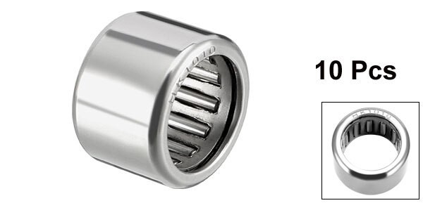10pcs HK1010 Drawn Cup Needle Roller Bearings 10mm Bore Dia 14mm OD 10mm Width