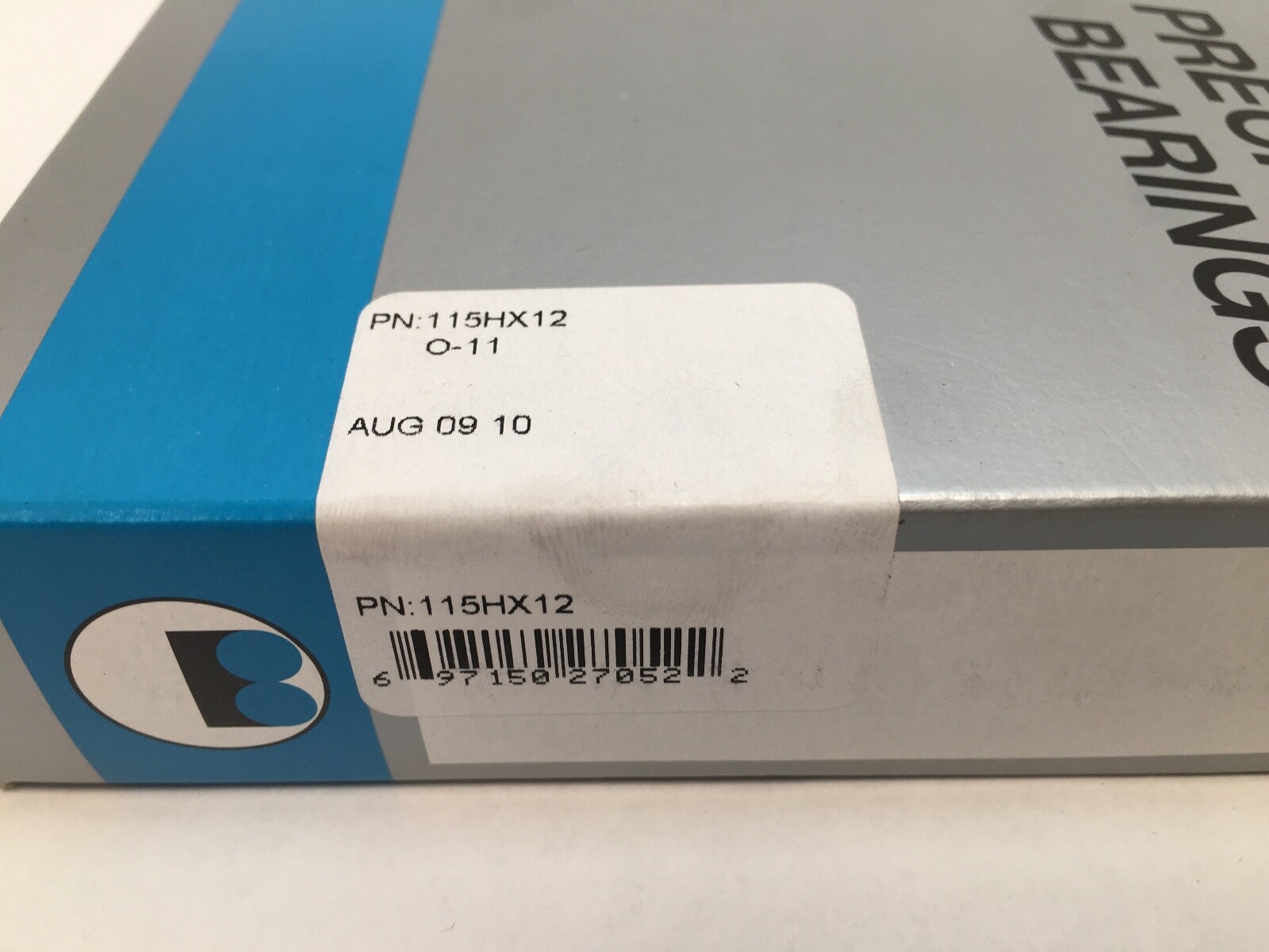 Barden 115HX12 Angular Bearing 75x115x20 mm 7015 115-H-X12 USA Set