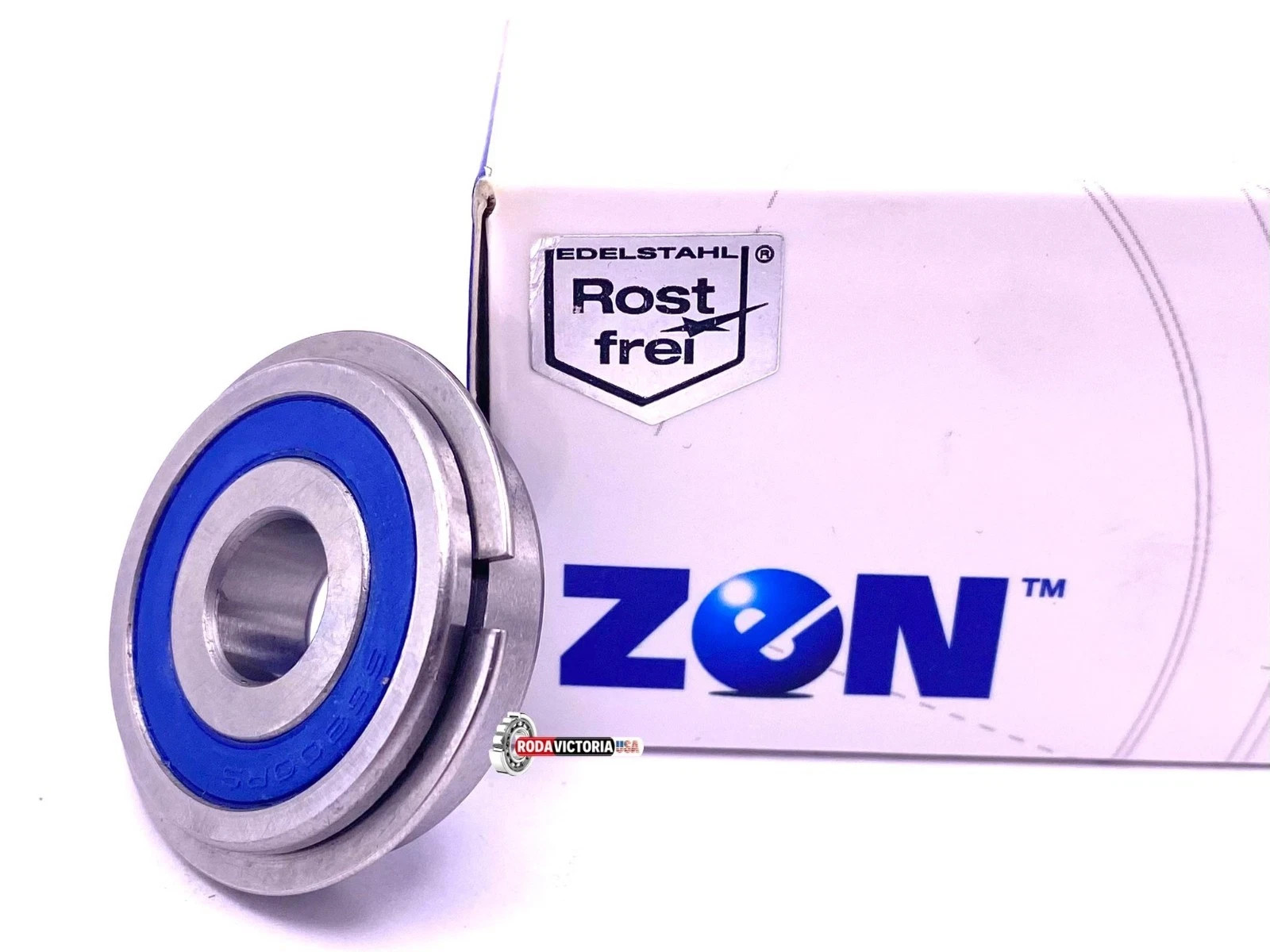 ZEN S6200 2RS NR Stainless Steel Ball Bearing Sealed + Snap Ring 10x30x9 mm
