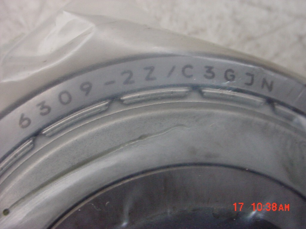 SKF 6309-2Z/C3GJN SINGLE ROW BALL BEARINGS – FACTORY NEW!