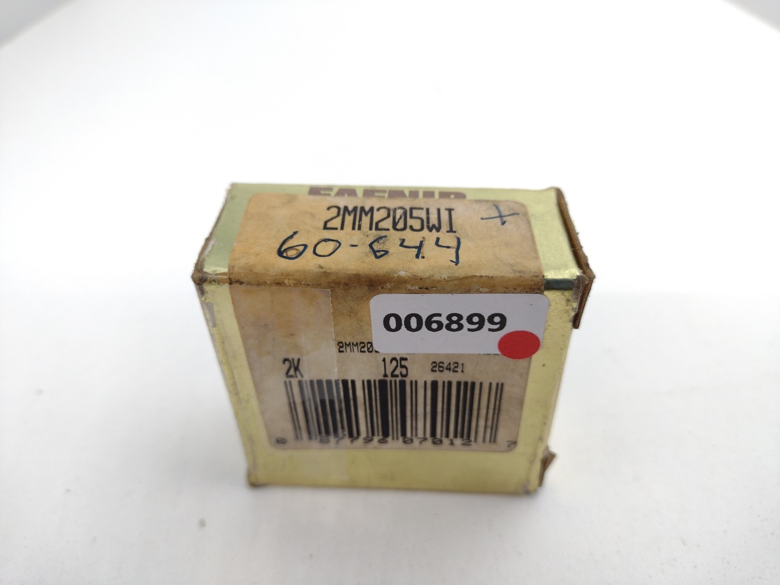 *** Fafnir 2MM205WI Single Row Angular Contact Bearing 0.9843-inch Bore
