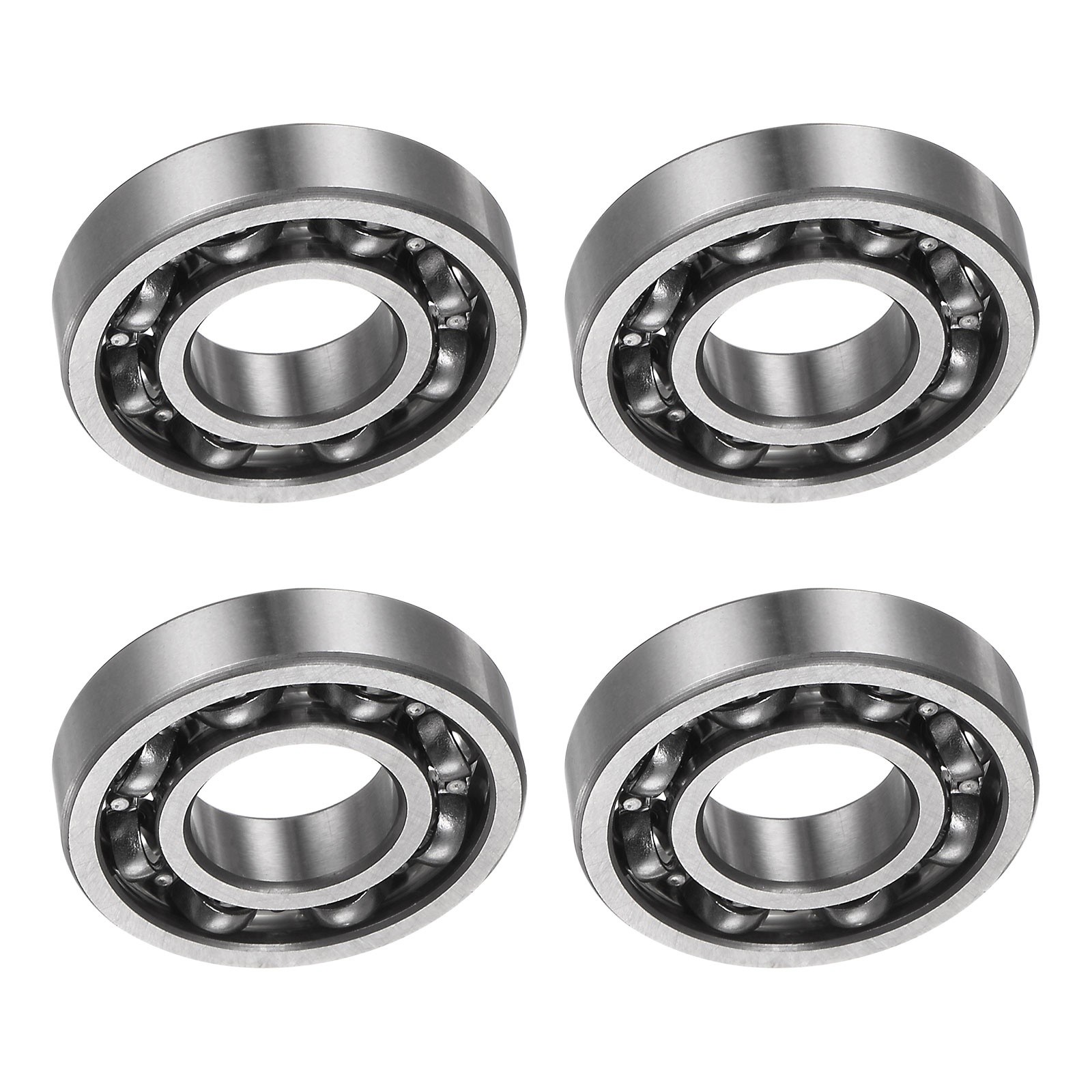 R8 Deep Groove Ball Bearing 1/2″ x 1 1/8″ x 1/4″ Chrome Steel, 4Pcs