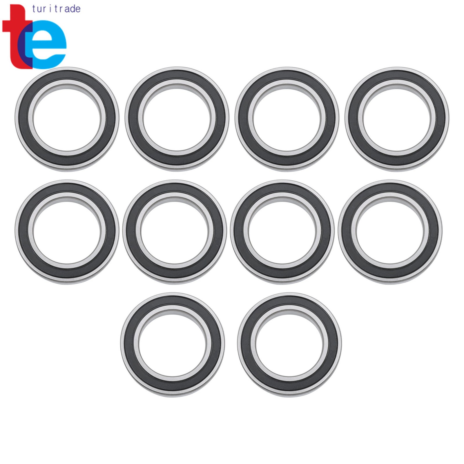 10pcs 6010-2RS Sealed Ball Bearings 50mm x80mm x16mm Double Sealed