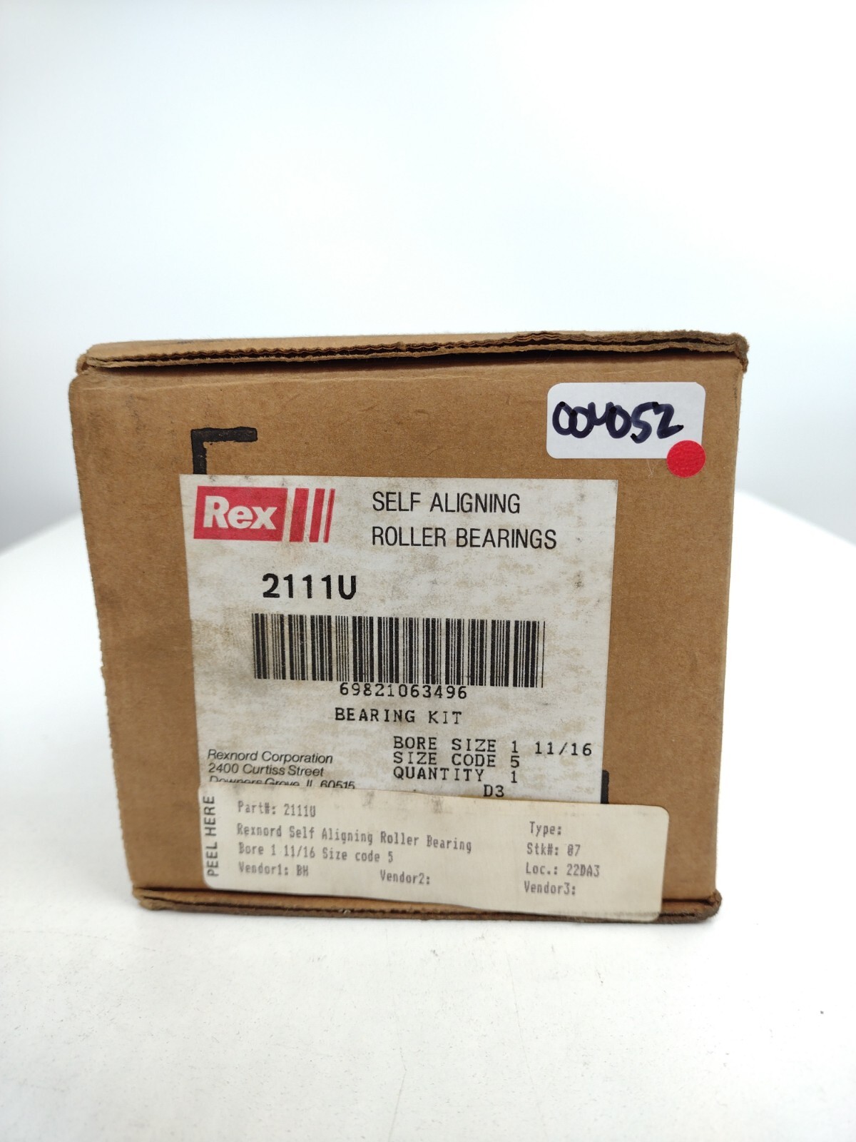 * Rexnord 2111U Spherical Roller Insert Bearing Rebuild Kit 1-11/16″ Bore