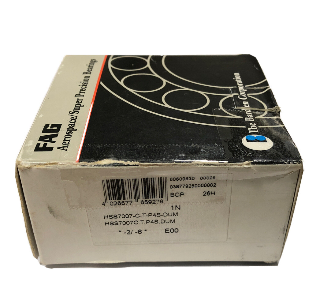 FAG, Aerospace/Super Precision Bearings HSS7007-C-P4S-DUM