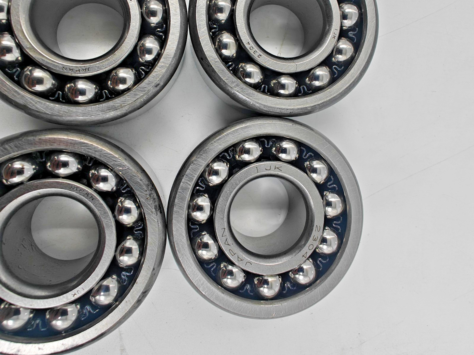 (4Pcs.) 2304 IJK Double Row Self-Aligning Ball Bearing 2304 JAPAN Lot of 4pcs