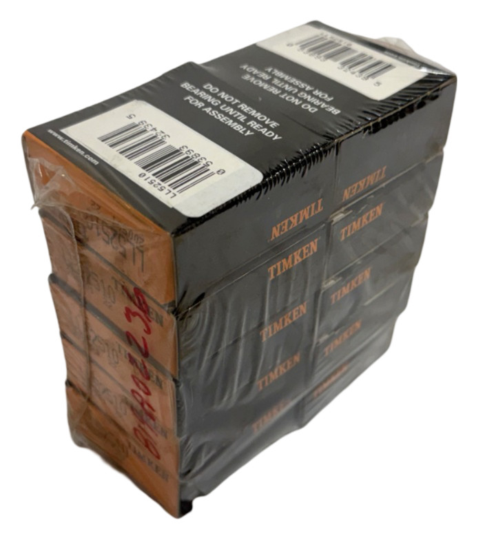 Lot of (10) Timken LL52510 Tapered Roller Bearing Cup 1.6563″ X 0.3400″