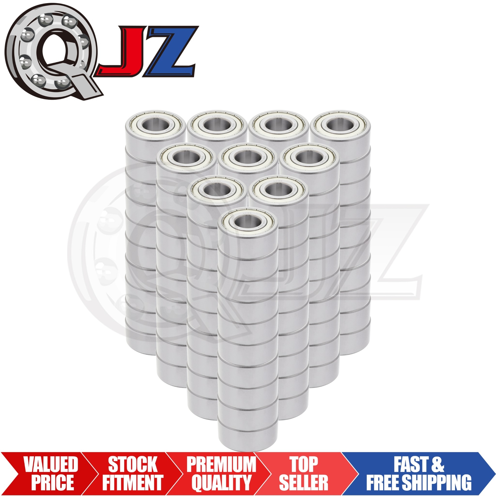 [Qty.100] 5306-ZZ Angular Contact Ball Bearing [30mm ID x 72mm OD x 30.2mm W]