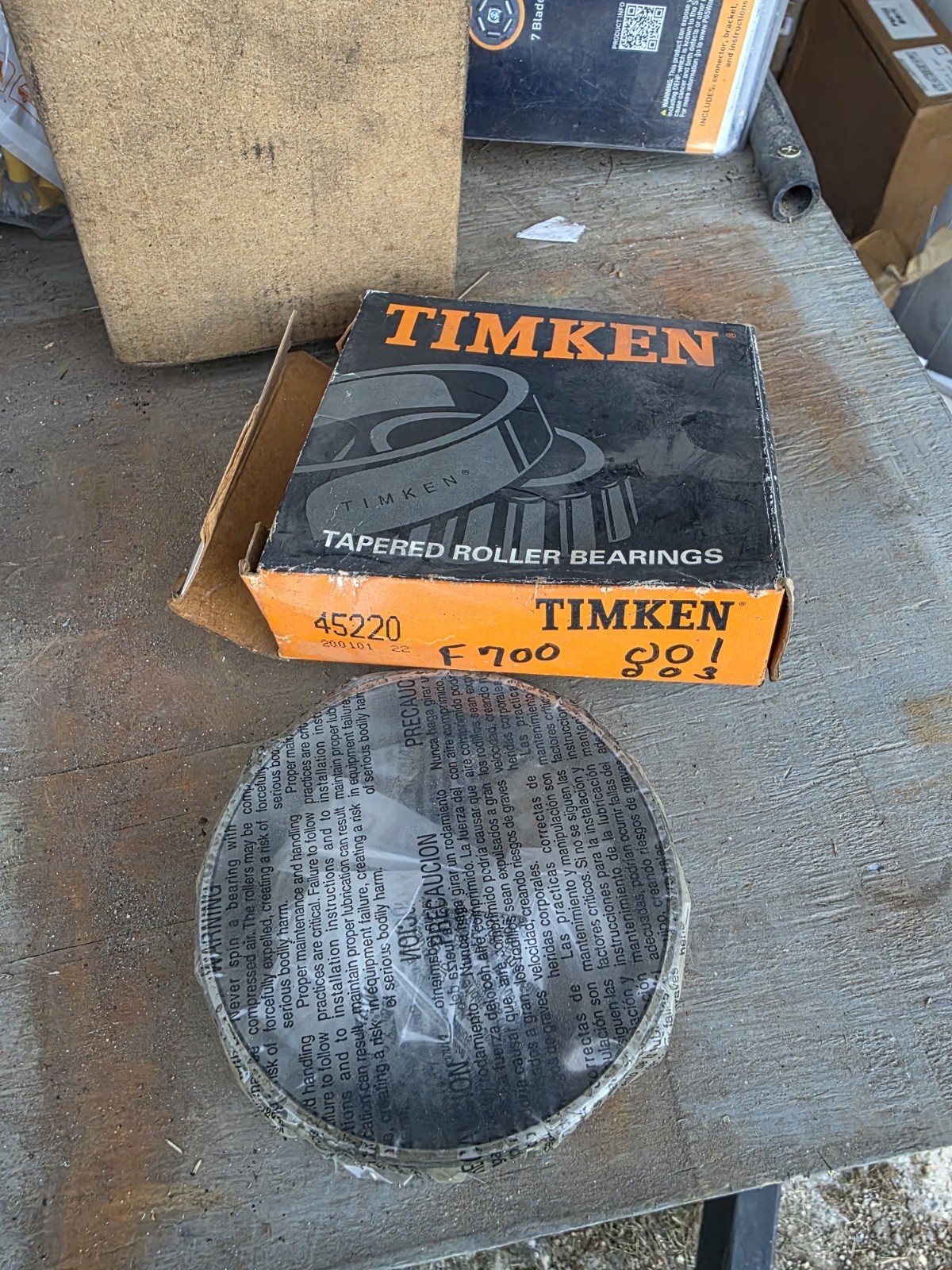 New TIMKEN 45284/45220 BEARING ASSEMBLY – GENUINE TIMKEN NOS