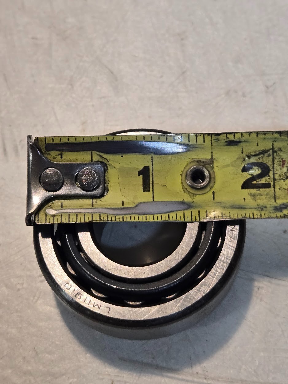 3 Quantity of CMC/ZXY Tapered Roller Bearings LM11949 LM11910 3/4″ Bore (3 Qty)