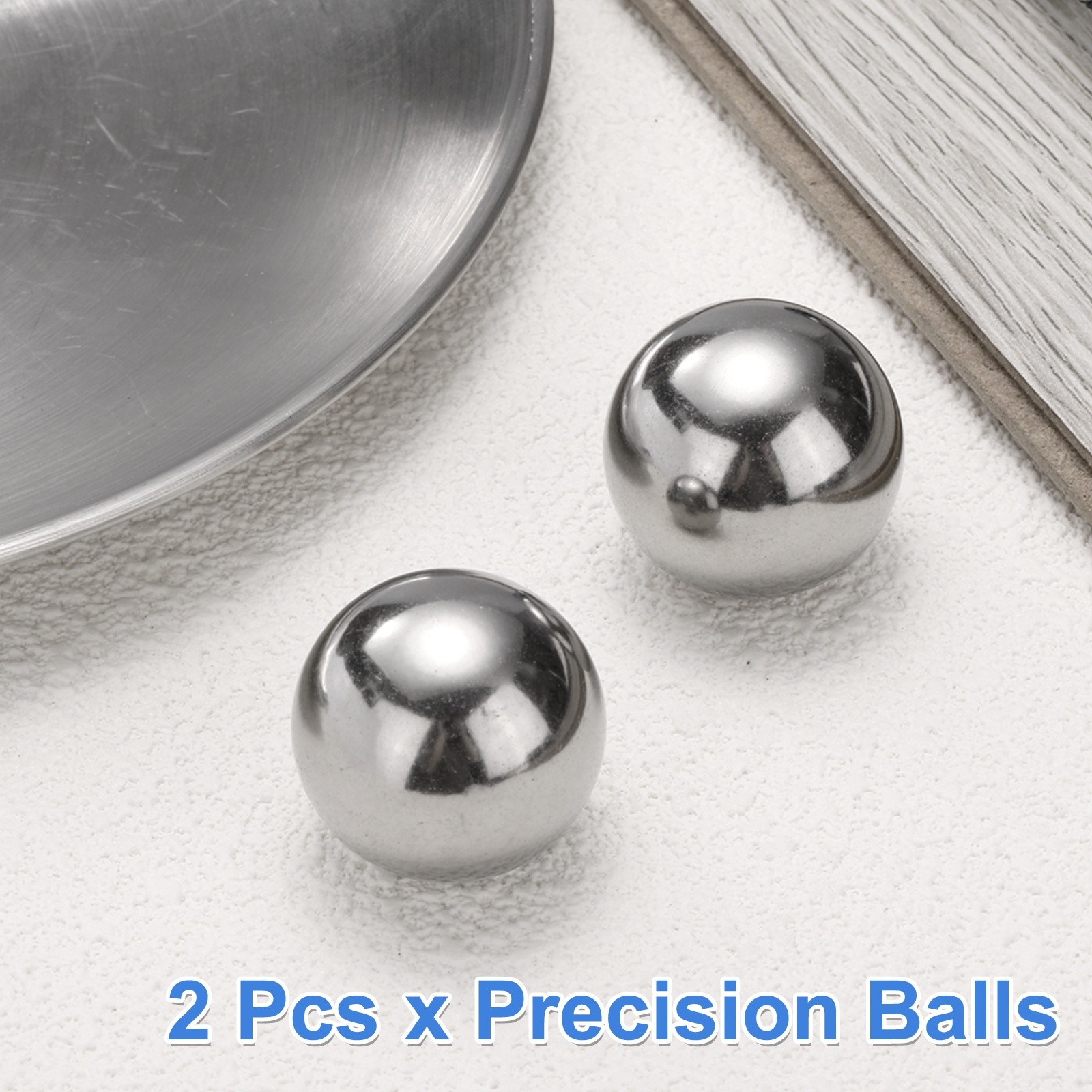 2Pcs Precision Balls 1″ Diameter G200 304 Stainless Steel Bearing Balls