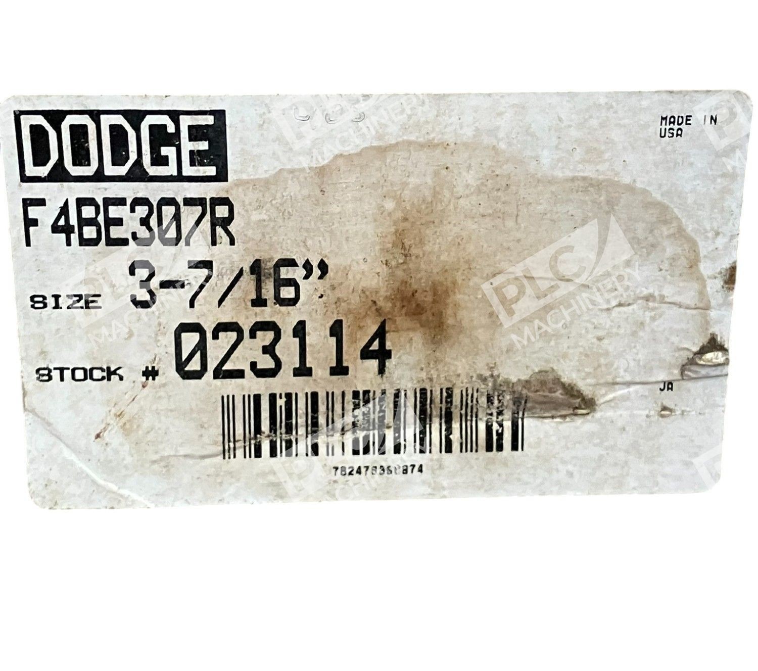 Dodge 3-7/16 F4BE307R Bearing 023114
