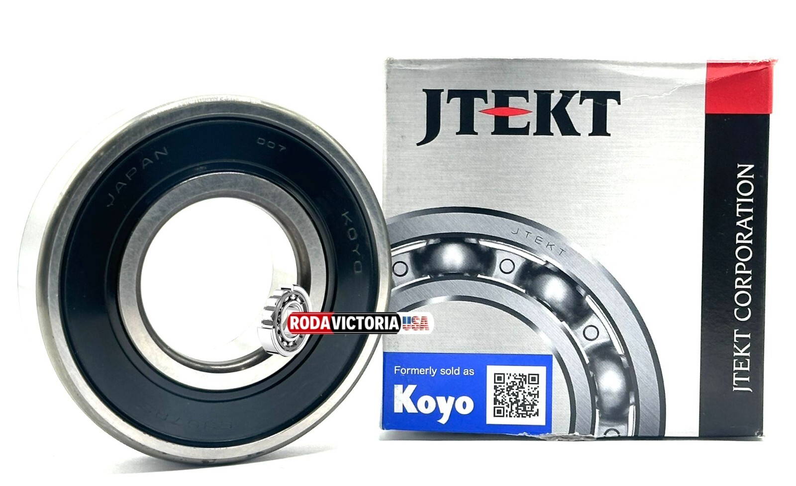 KOYO JAPAN 6307 2RS CM DEEP GROOVE BALL BEARING, RUBBER SEALED 35x80x21 mm