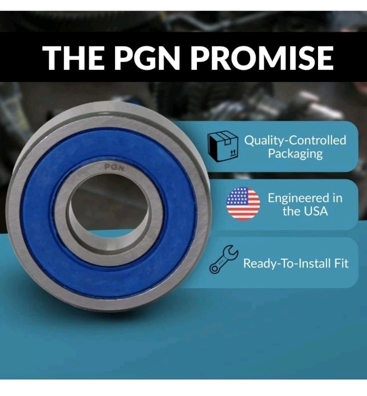 (10) 6004-2RS Premium Rubber Seal Ball Bearing C3 EMQ, 20x42x12, 6004 2RS 6004rs