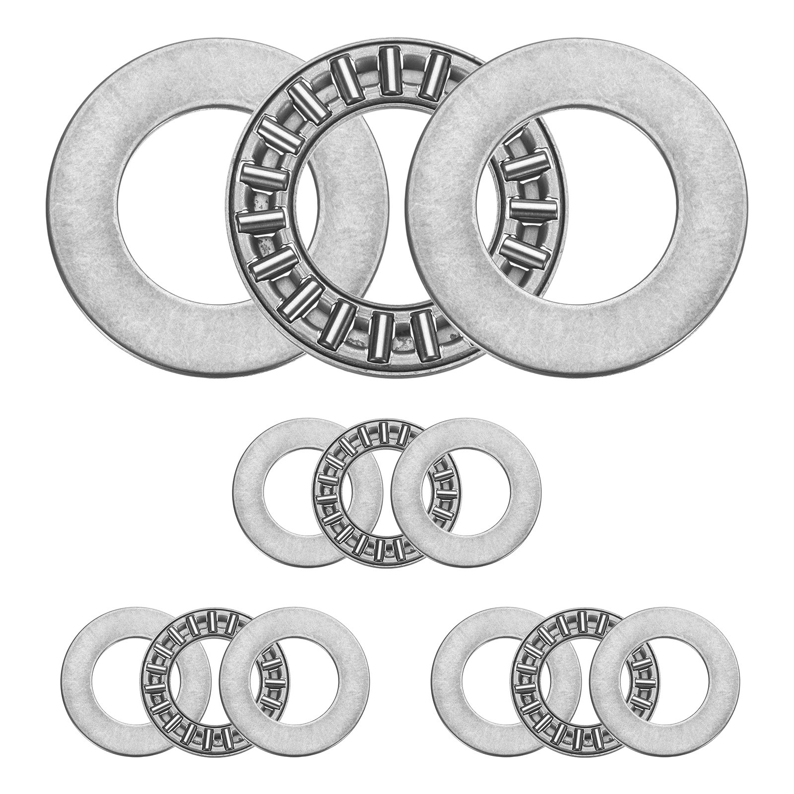 4 Sets AXK1730+2AS Thrust Needle Roller Bearings 17x30x4mm, P5 (ABEC 5)