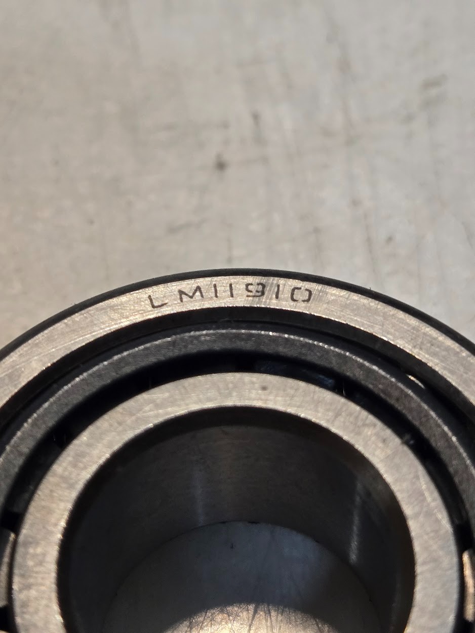 3 Quantity of CMC/ZXY Tapered Roller Bearings LM11949 LM11910 3/4″ Bore (3 Qty)