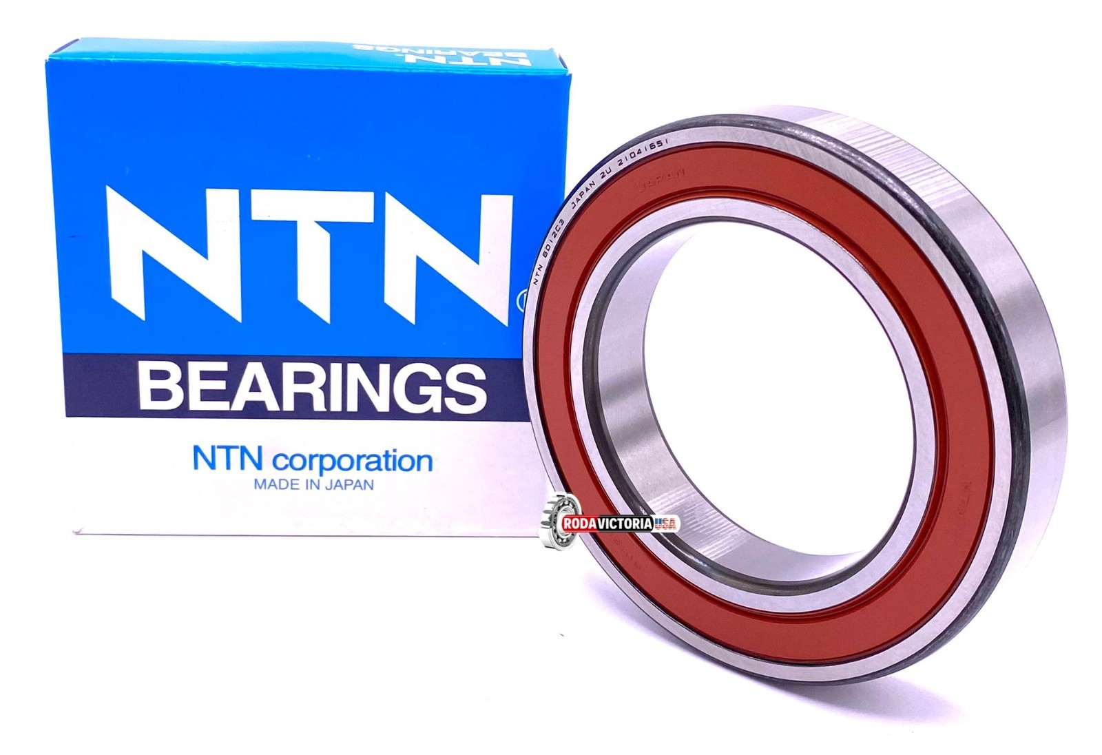 NTN Japan 6012 LLU C3 Deep Groove Ball Bearing, Rubber Sealed 60x95x18 mm
