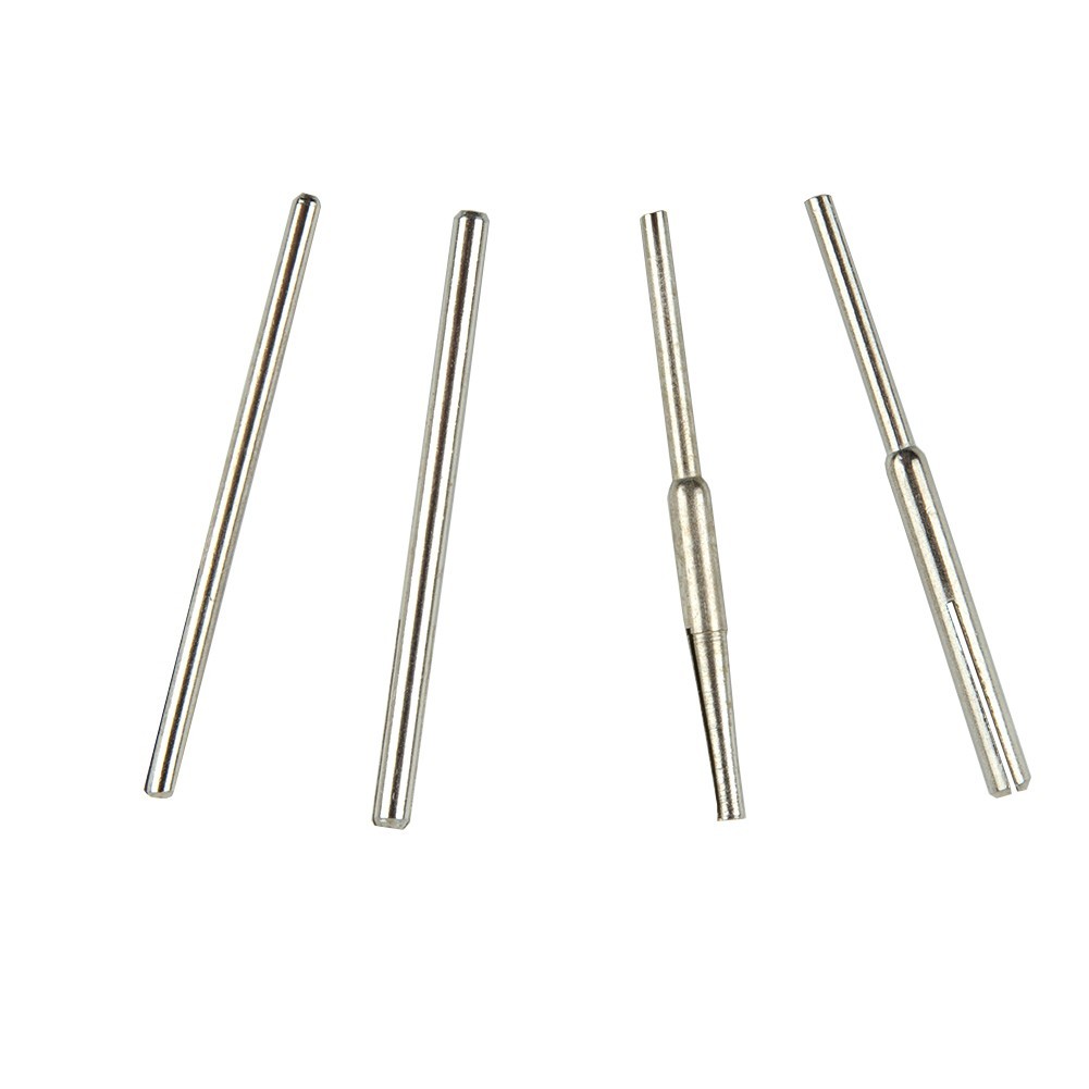 12 2.35mm/3.0mm Sandpaper Abrasive Straight Split Mandrels-Clip Type Rotary-Tool