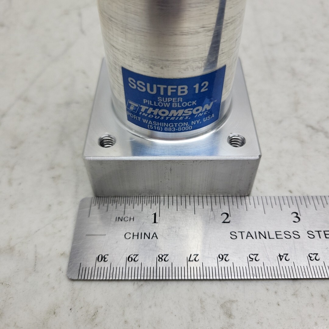 Thomson SSUTFB12 Ball Bushing Bearing Twin Flanged Pillow Block .75″ID 3.95″L