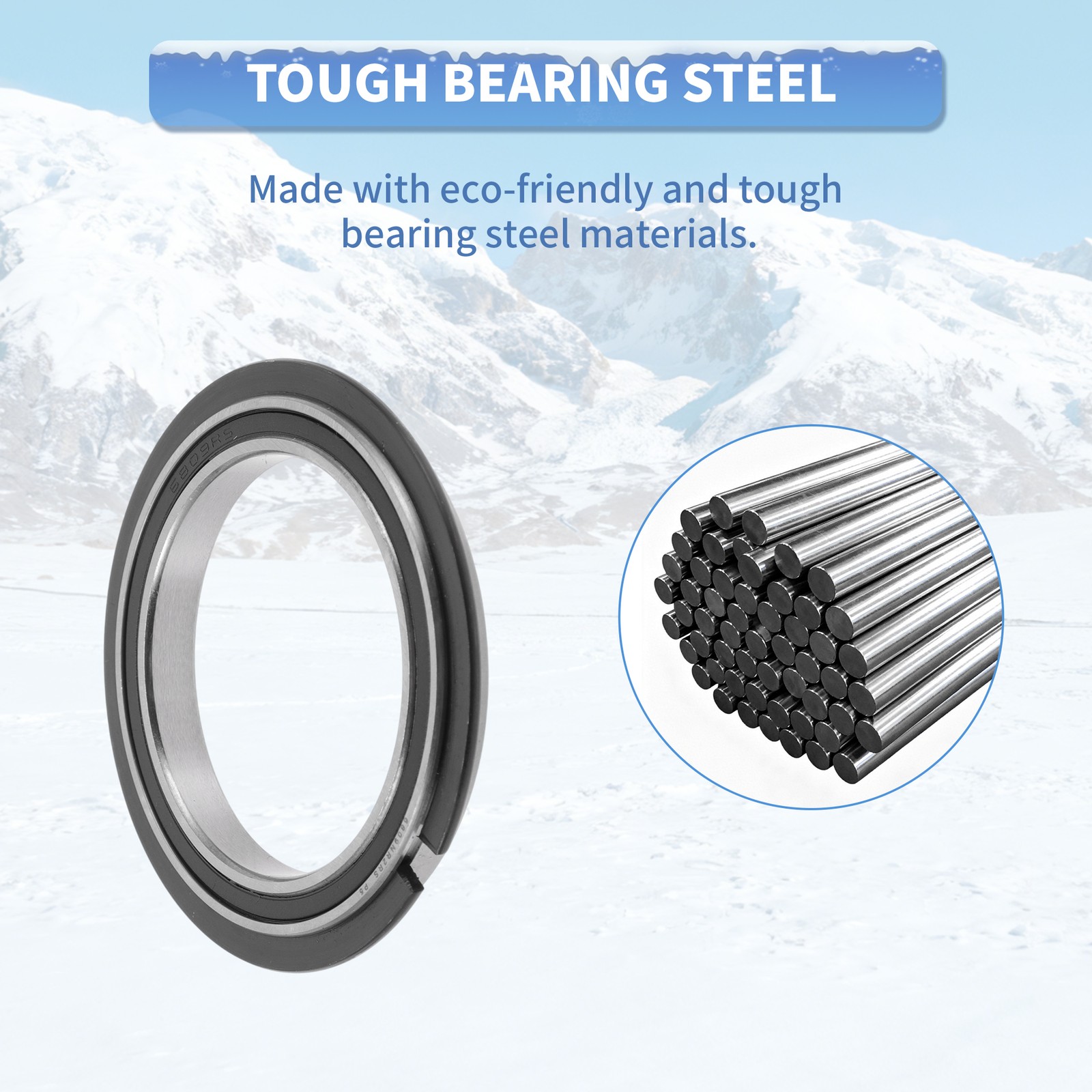 6809NR2RS Deep Groove Ball Bearings 45x58x7mm 1Pc Scooter Skateboard Wheel