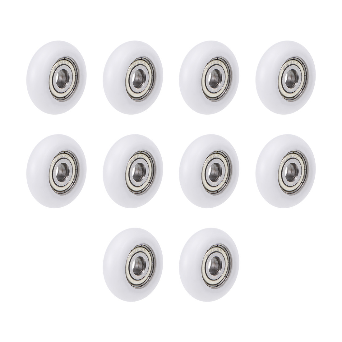 10pcs 625ZZ Plastic Coated Ball Bearing for Door Window Furniture Pulley