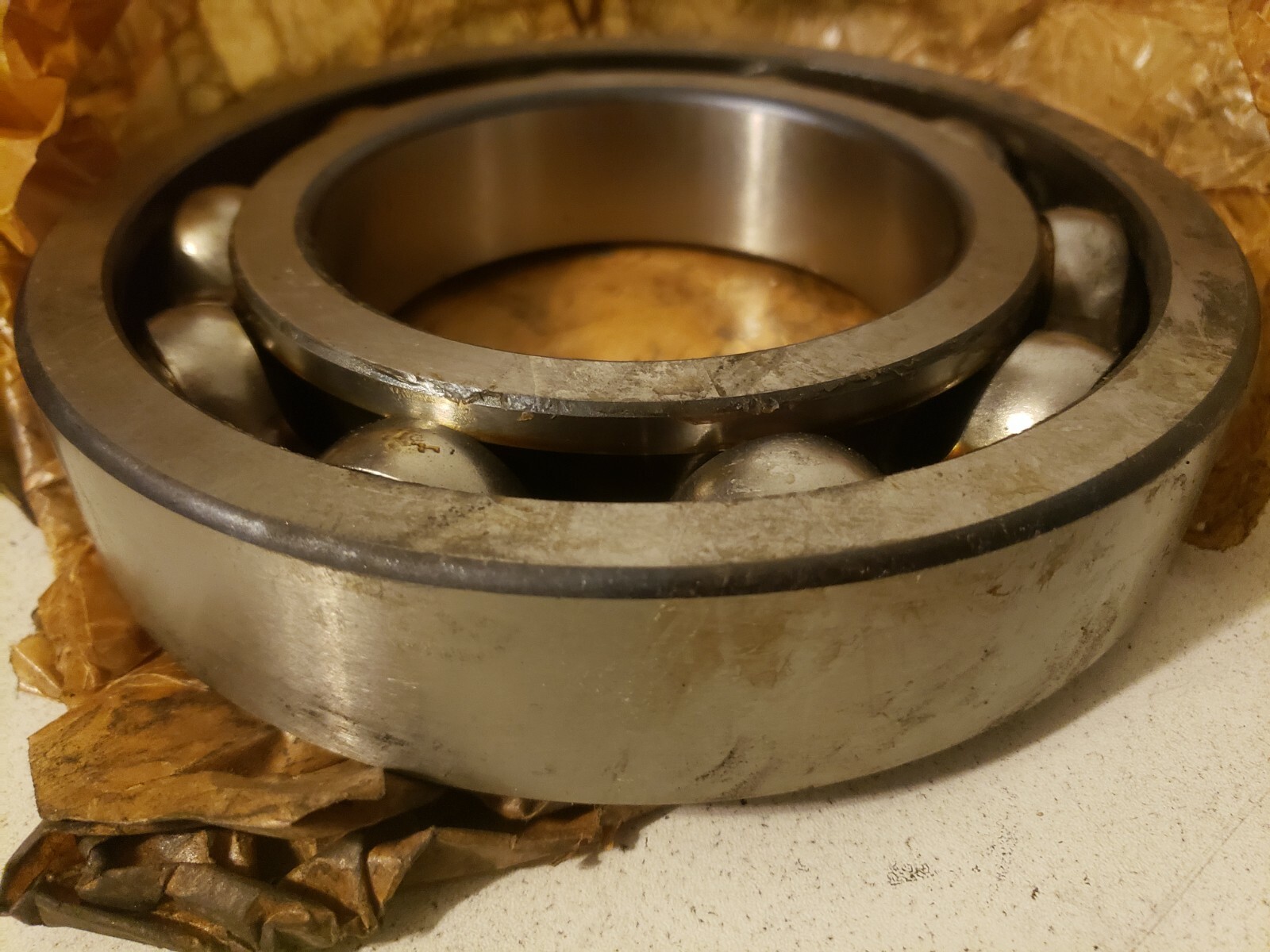 NOS Norma-Hoffman NH 222 222K Single Row Ball Bearing MADE IN USA