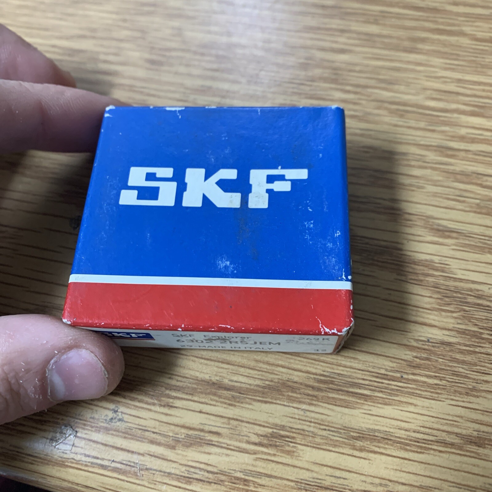 SKF 6302 2RSJEM Radial Deep Groove Ball Bearing See Pics