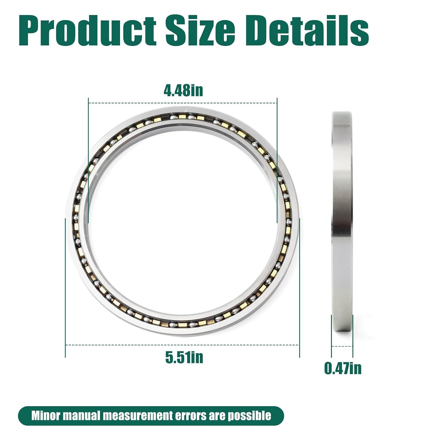 CSXD045 Thin Section Roller Bearing 4.5″x5.5″x0.5″ KD045XP0 RD045XP0 SD045XP