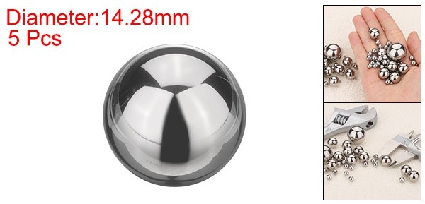 5Pcs 9/16″ Bearing Balls, 440C Stainless Steel G10 Precision (Mirror Polished)