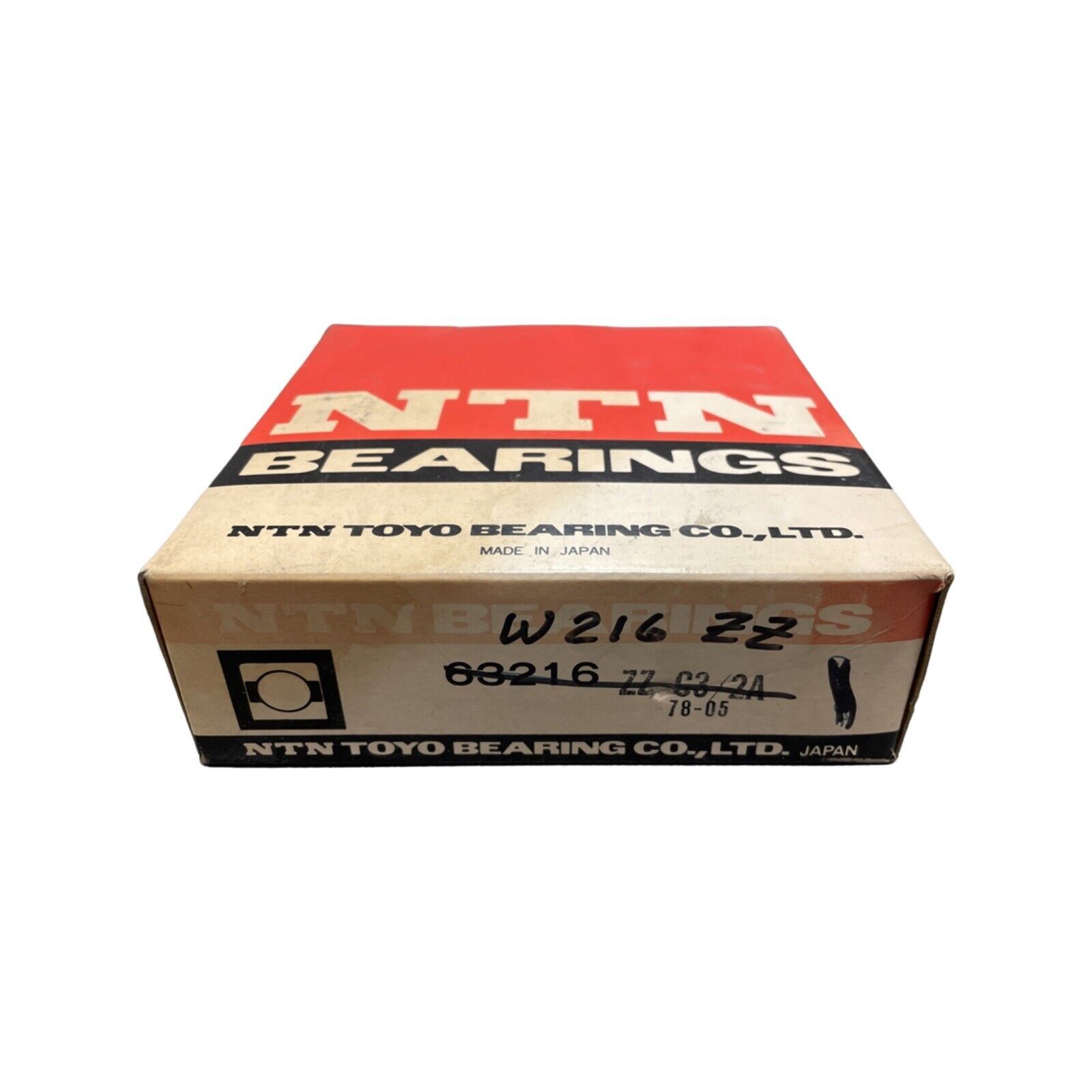 NTN 63216ZZ (W216ZZ) Catridge Type Single Row Radial Ball Bearing 80x140x44.4mm