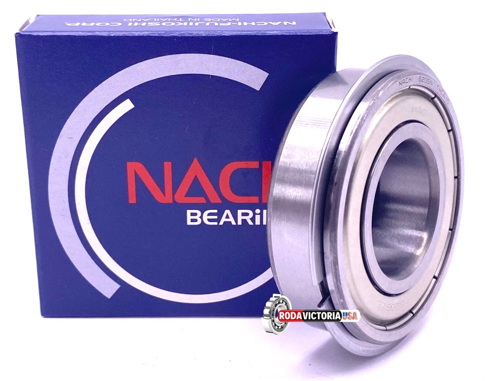 NACHI Japan 5207 ZZ Angular Contact Ball Bearing Metal Shielded 3207 35x72x27 mm