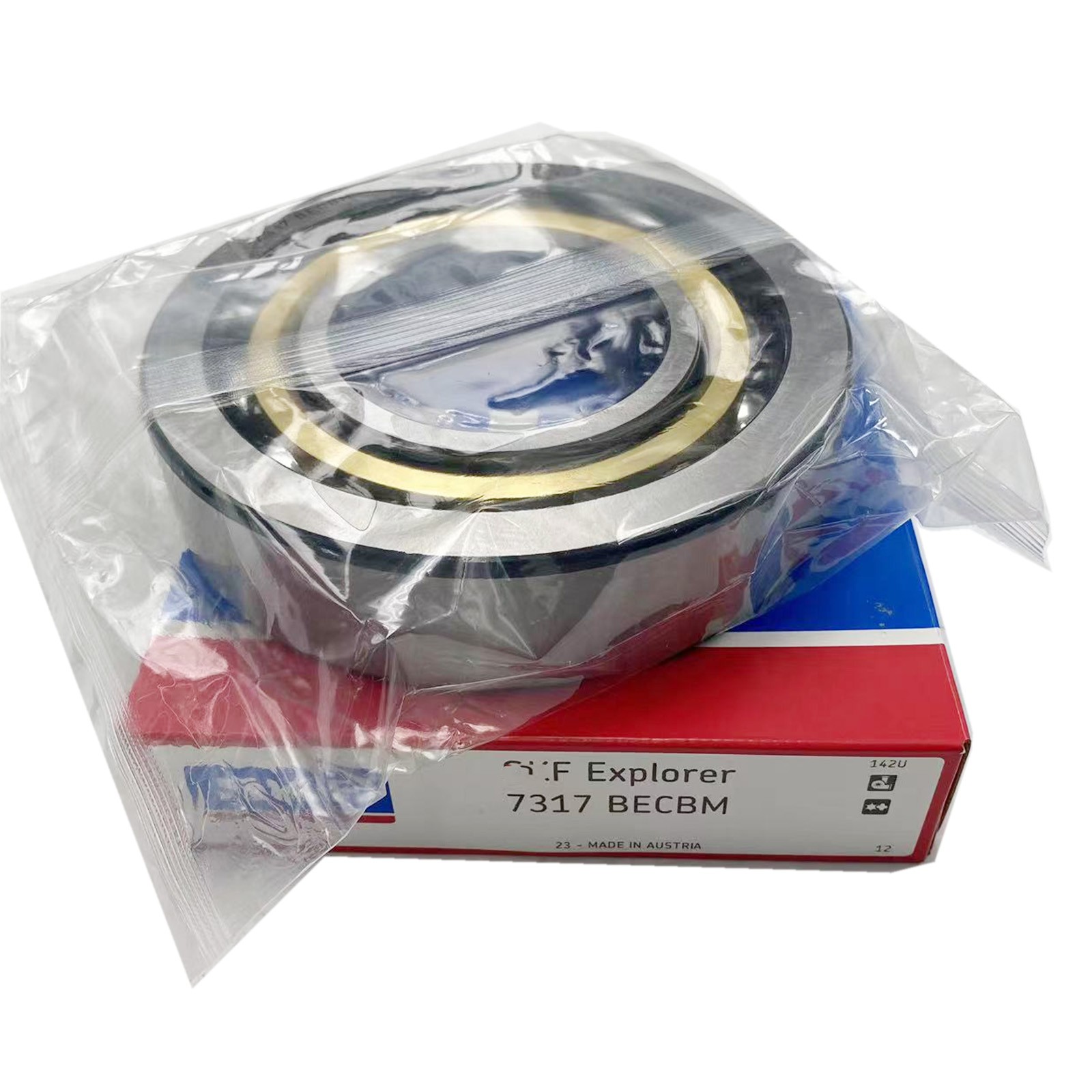NEW 7317 BECBM single row angular contact ball bearing for SKF