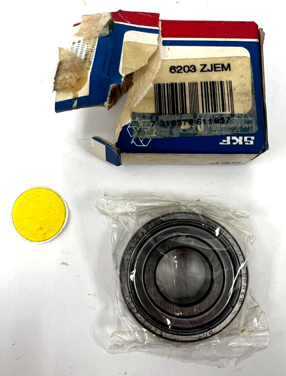 SKF 6203 ZJEM RADIAL/DEEP GROVE BALL BEARING