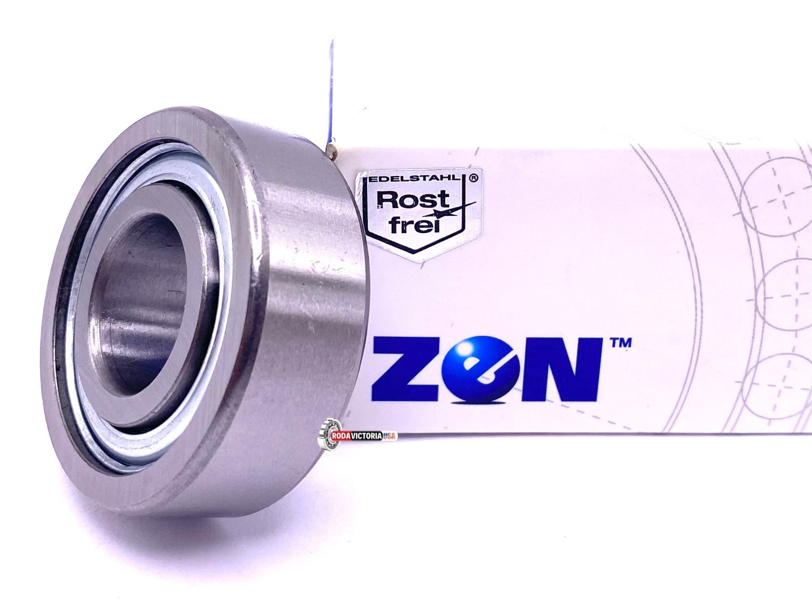 ZEN 204 RR6 Z9504 B Ball Bearing, Metal Shielded SC0440 19.05×45.22×15.49 mm
