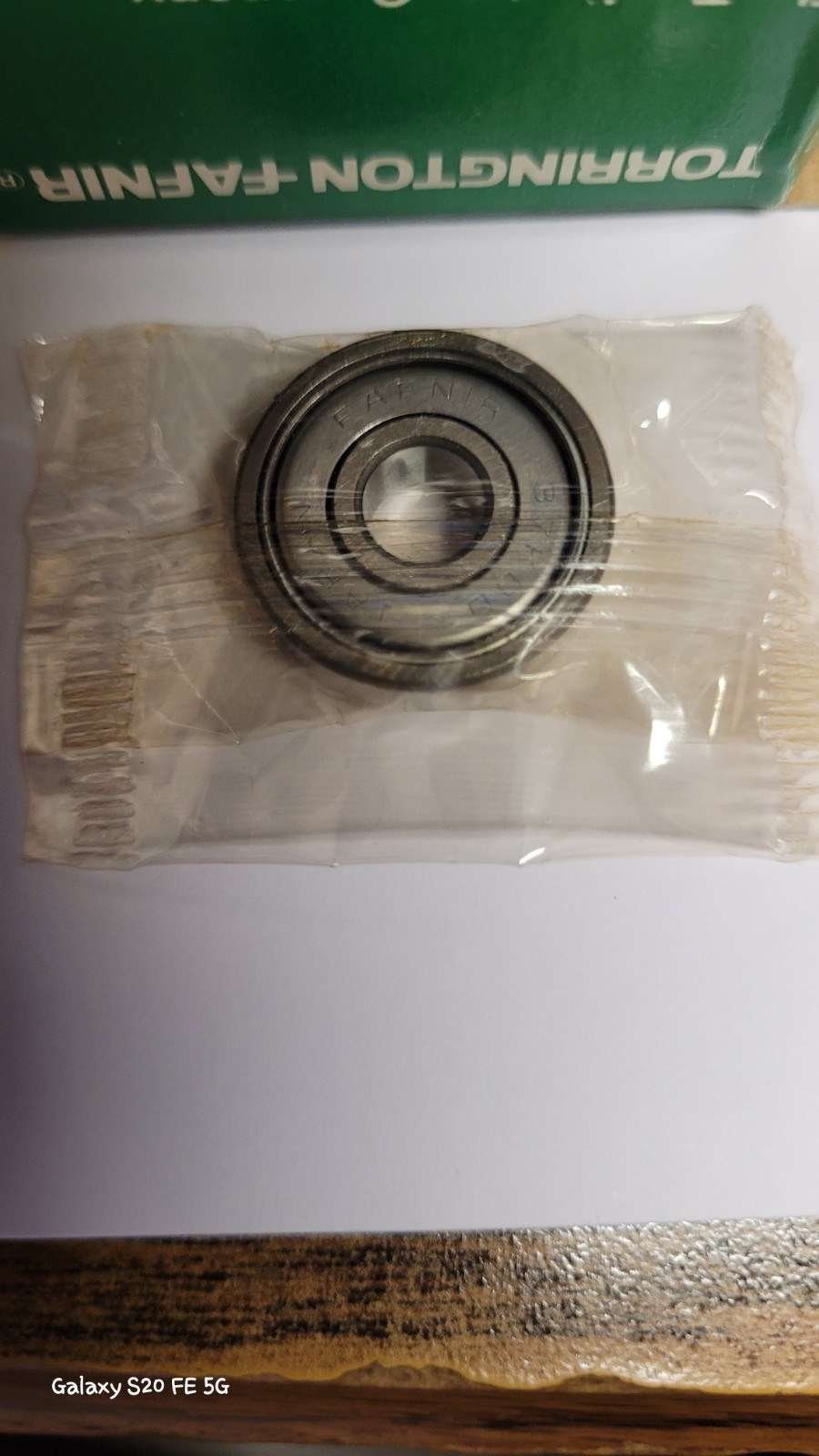 Fafnir 37KDD Deep Groove Radial Ball Bearing, Double Shielded