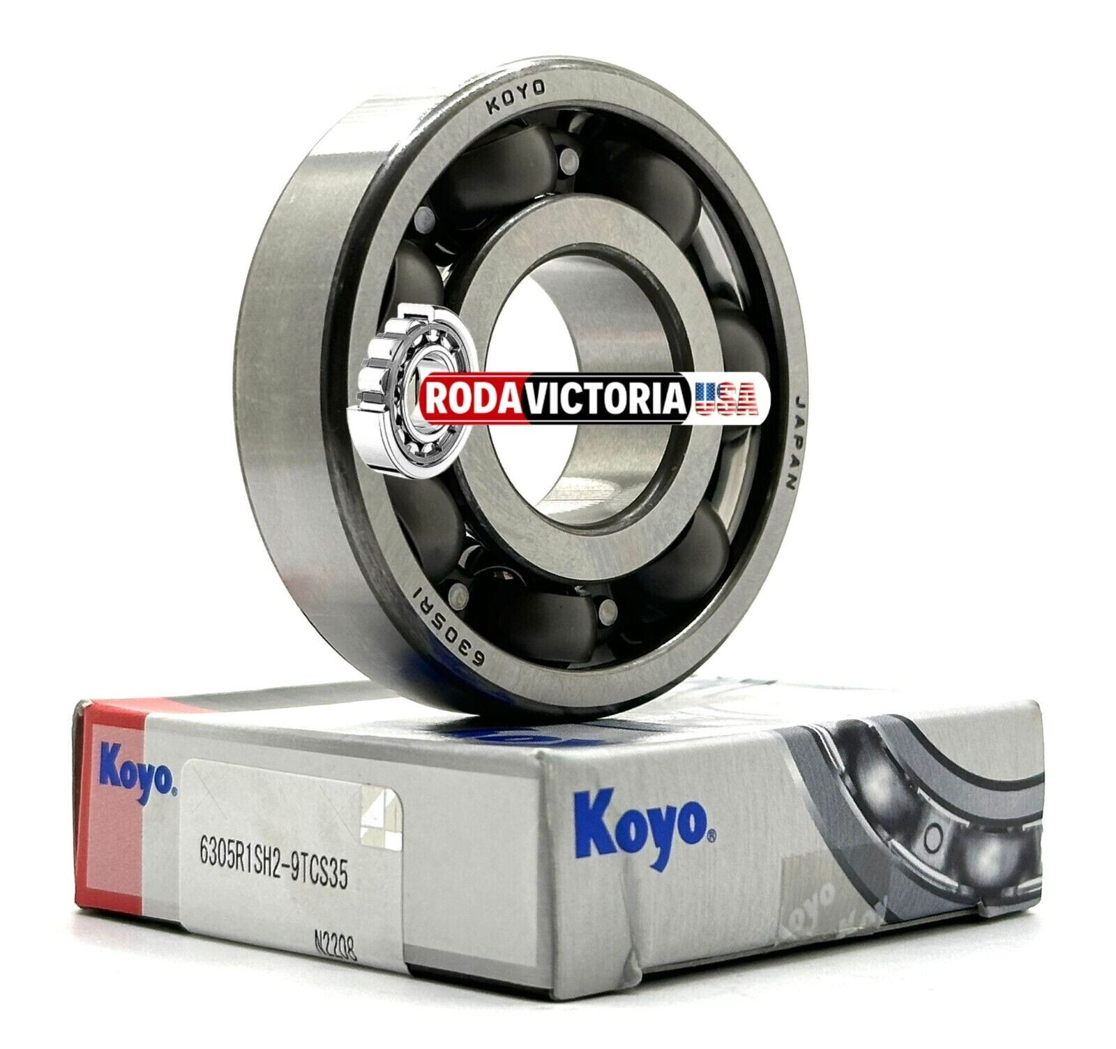 KOYO 6305 R1SH2-9TCS35 BALL BEARING for YAMAHA 93306-30556 25x62x16mm 25BC06