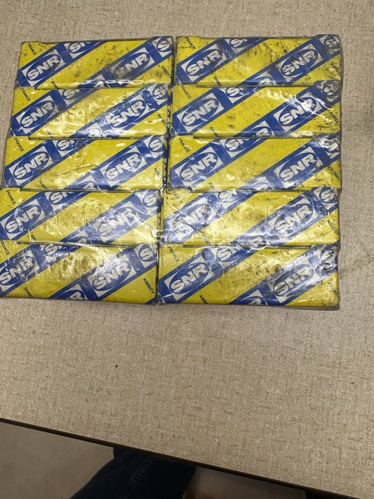 NEW SNR 6203-EEJ30 SEALED BALL BEARING. Lot Of 10