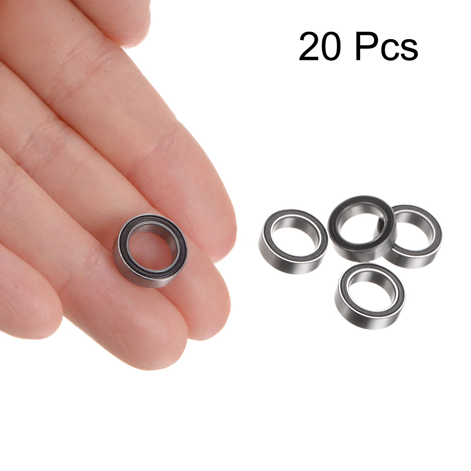 20pcs MR128-2RS Bearings 8x12x3.5mm Chrome Steel Bearing Double Sealed ABEC3]