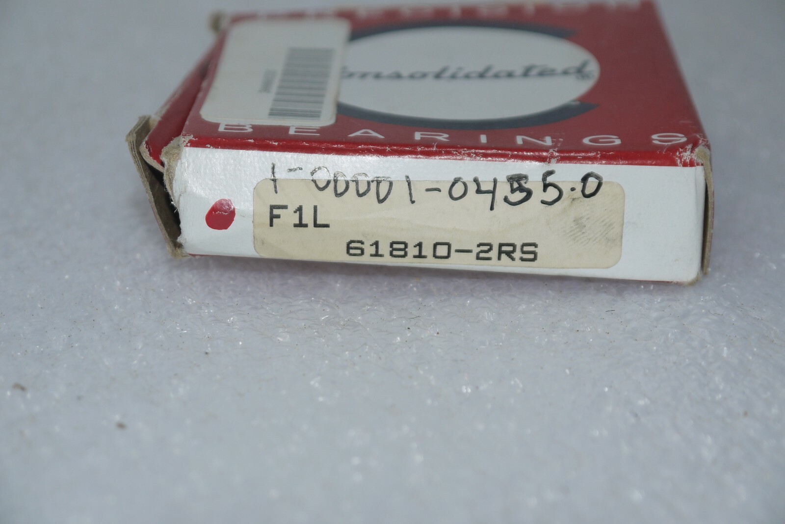 PRECISION CONSOLIDATED BEARINGS 61810-2RS DEEP GROOVE RADIAL 50X65X7MM NEW