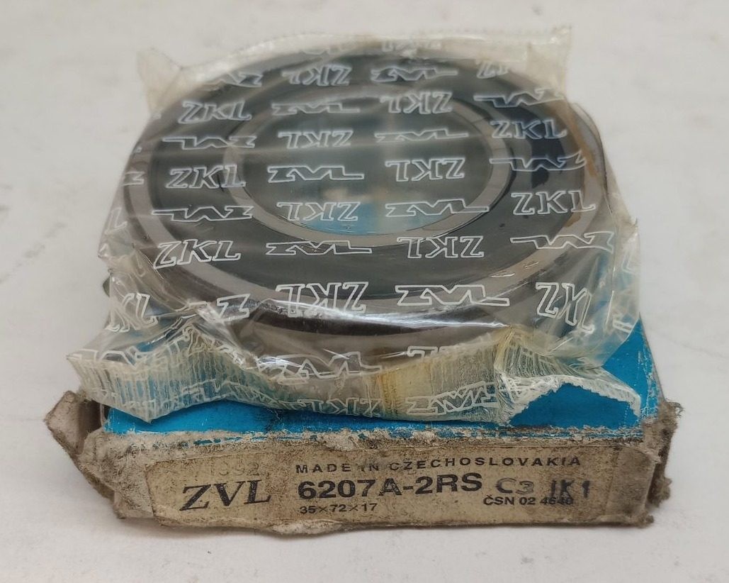 ZKL 6207A-2RS Ball Bearing Deep Groove 35X72X17mm Double Sealed
