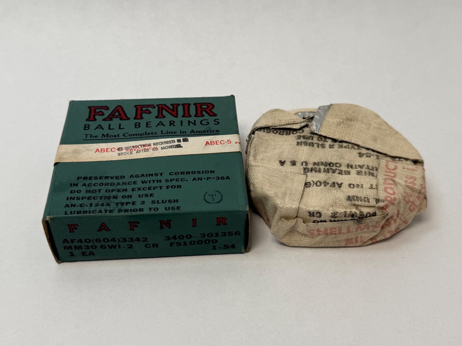 Fafnir MM306WI-2 Angular Bearing MM-306-WI-2-CR 30x72x19 mm