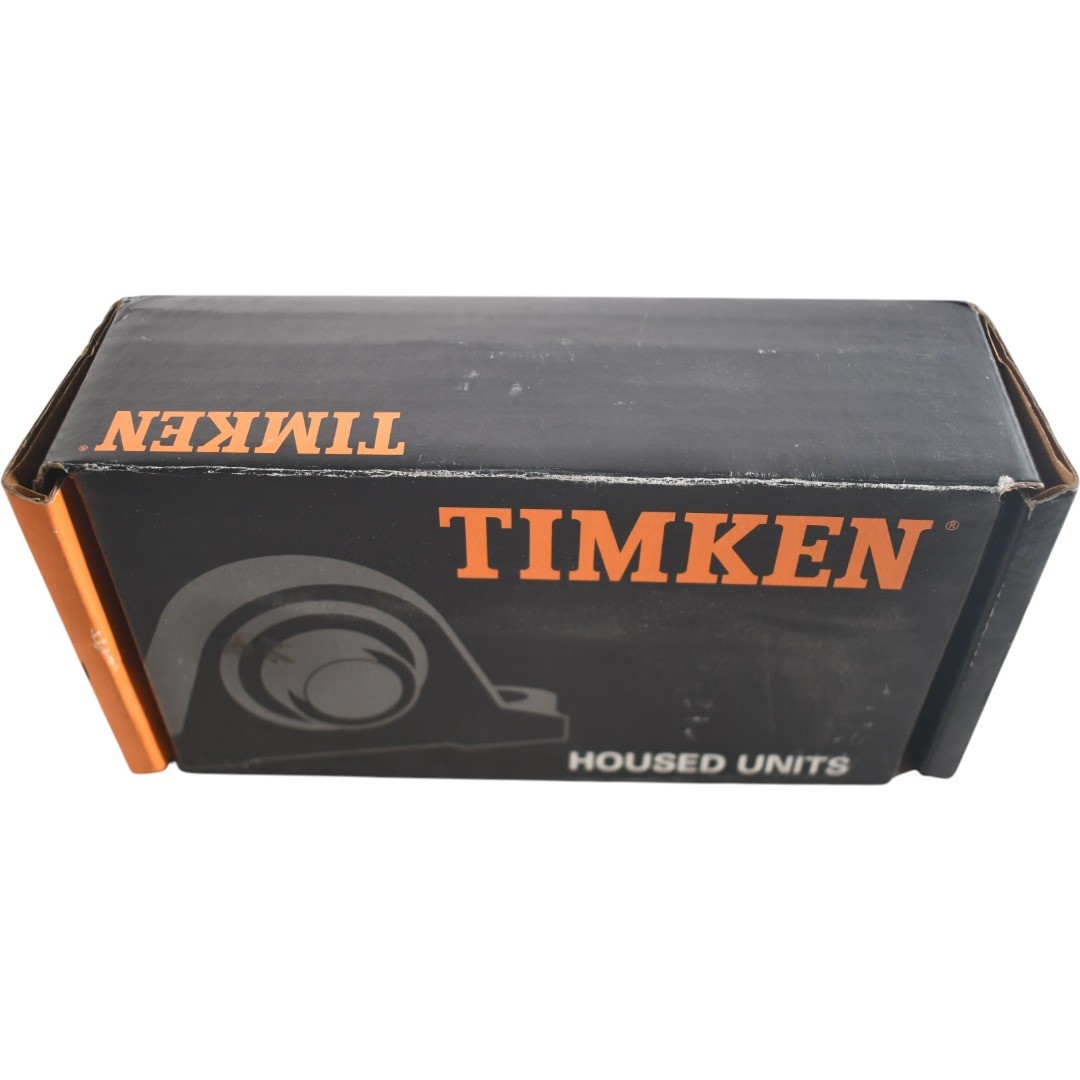 NEW Timken RAK1 7/16 Pillow Block Ball Bearing Unit – 2-Bolt Base, 1-7/16 in Bor