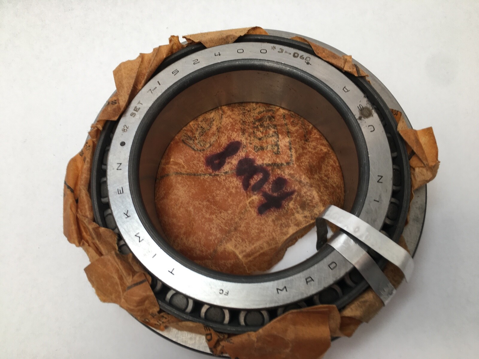 Timken 52400-3/52637B-3 Flange Taper Roller Bearing Cone&Cup 4″ ID 6-3/8″ OD USA