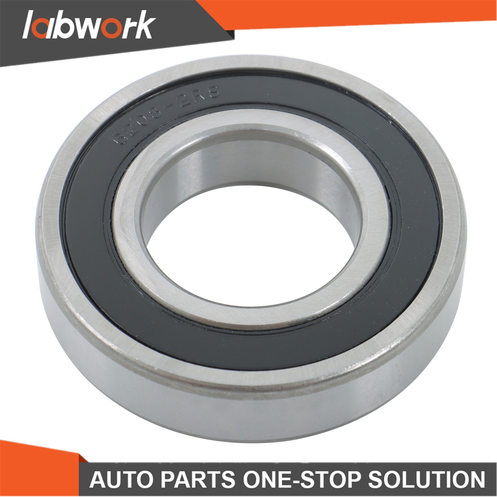Labwork 6208-2RS Deep Groove Bearings 4pcs 40mm x80mm x18mm Rubber Sealed