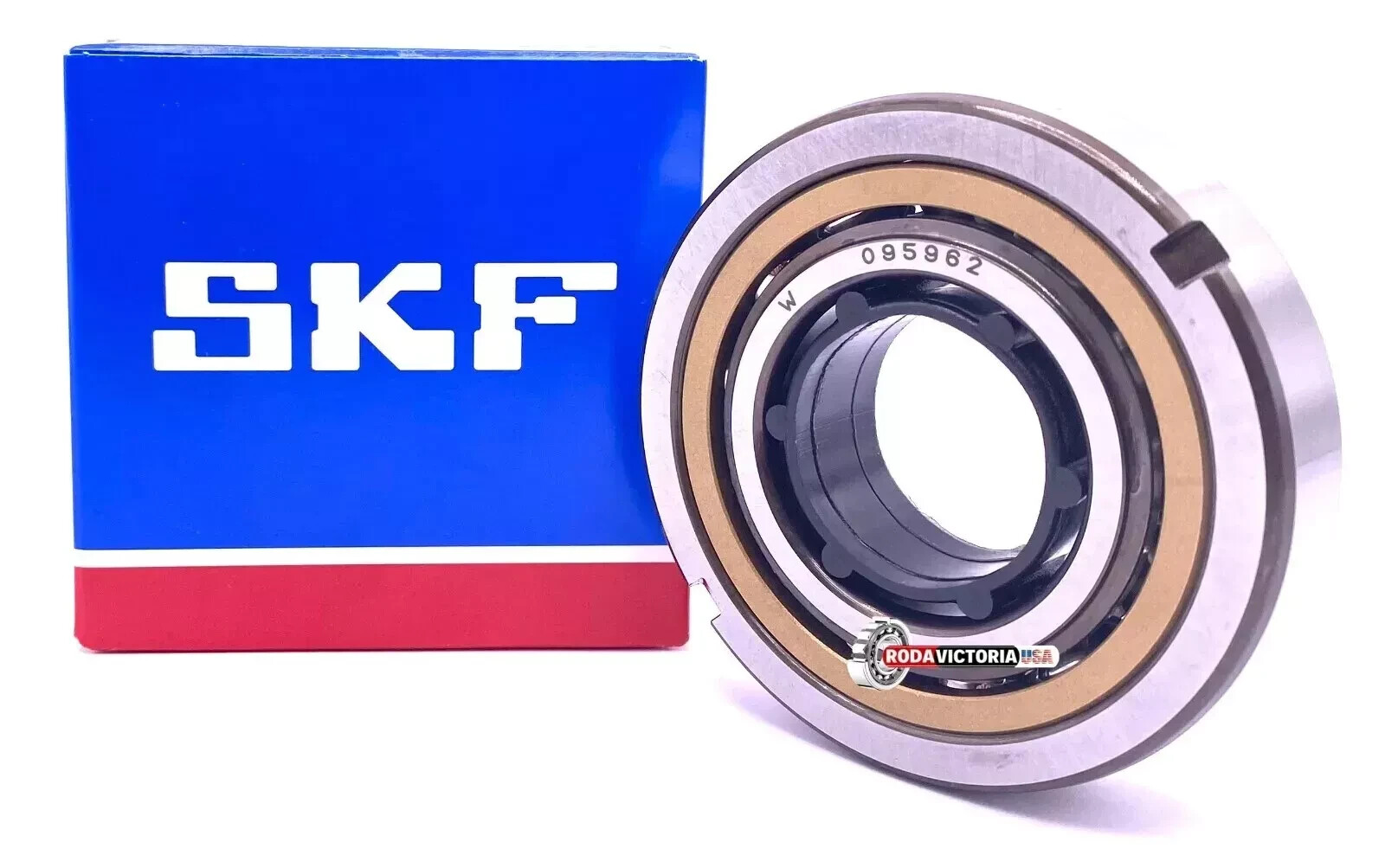 SKF QJ207 N2MA/C2L Four Point Contact Ball Bearing 35x72x17 mm