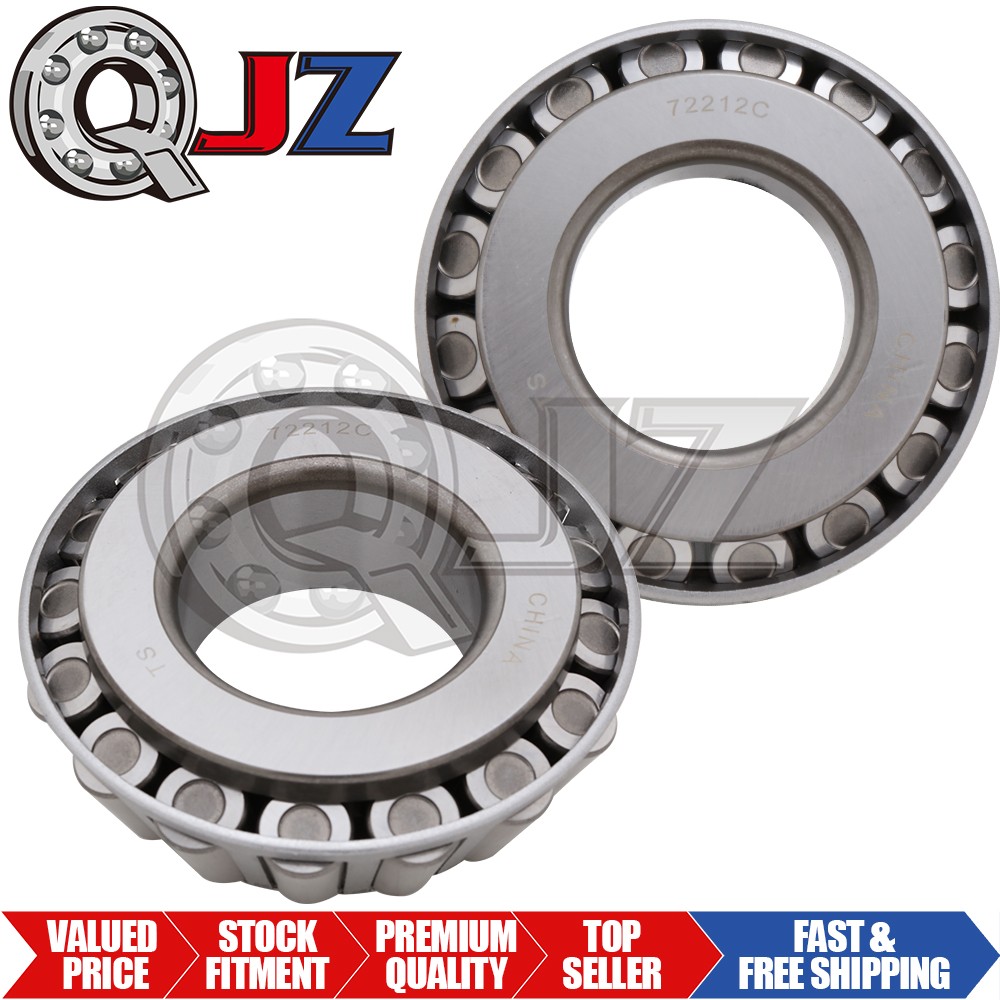 [2-Pack] 72212C Tapered Roller Bearing Single Cone [2-1/8 in Bore x 1.29 in W]